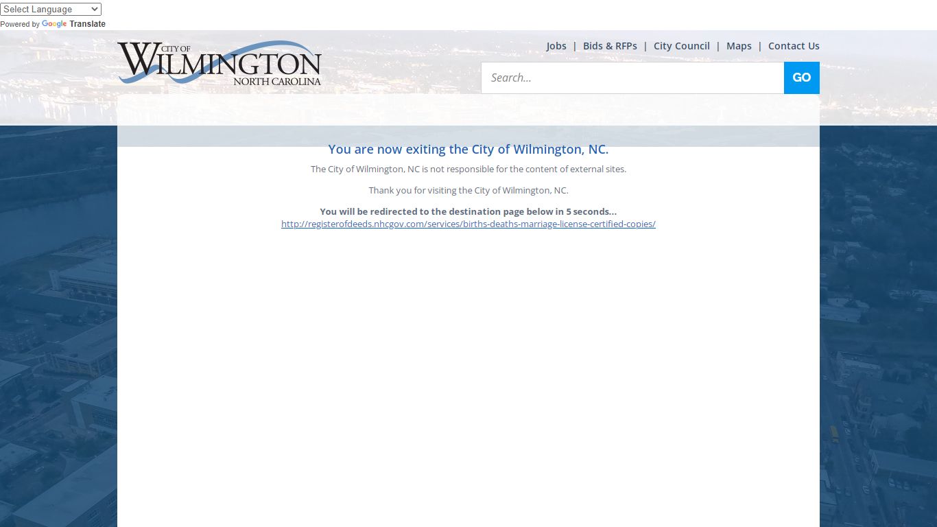 Marriage Licenses | City of Wilmington, NC